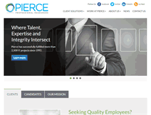 Tablet Screenshot of pierce.com